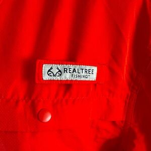 Orange, Fishing, Tshirt, Mens, XL, Comfort, Casual, Button up, Real tree